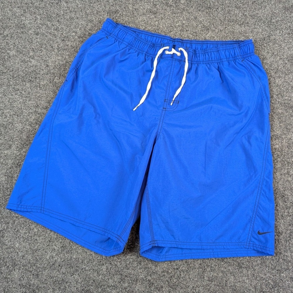 Lot of 2 Vintage Nike Silver Tag Shorts Mens XL Blue Black Mesh Lined Athletic - Picture 3 of 16